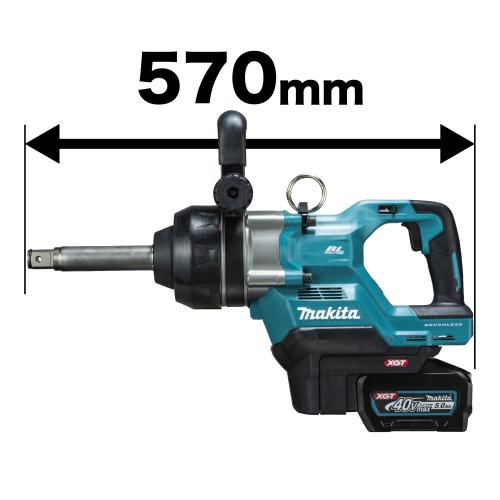 充電式インパクトレンチのロングアンビル仕様